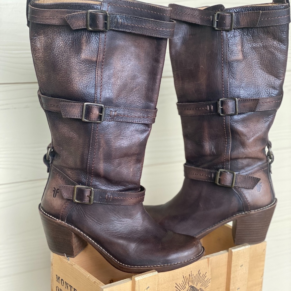 The Frye- boots original Mexican leather